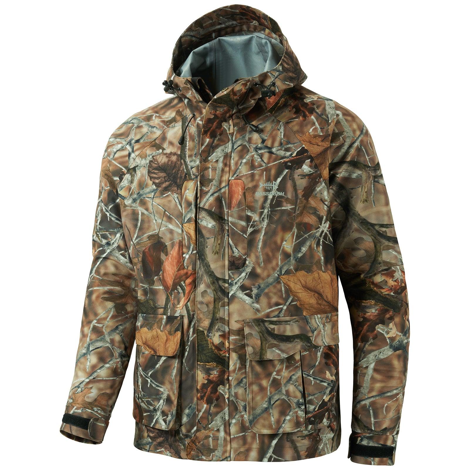 Men's Hunter Rain Jacket Breathable Camo Waterproof Hunting Jacket | Bassdash Hunting Reeds / 2XL