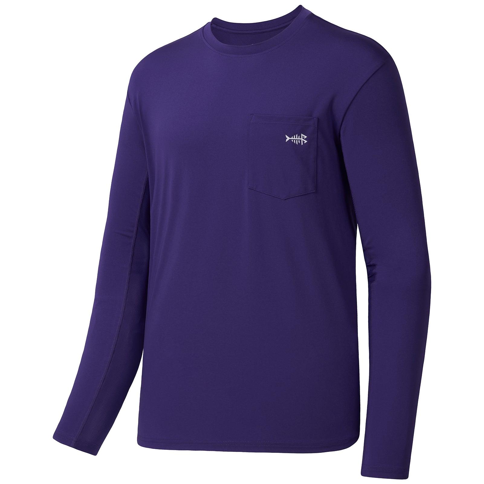 UV Long Sleeve Fishing Shirts | Bassdash Fishing Sky Blue/White Logo / 3XL