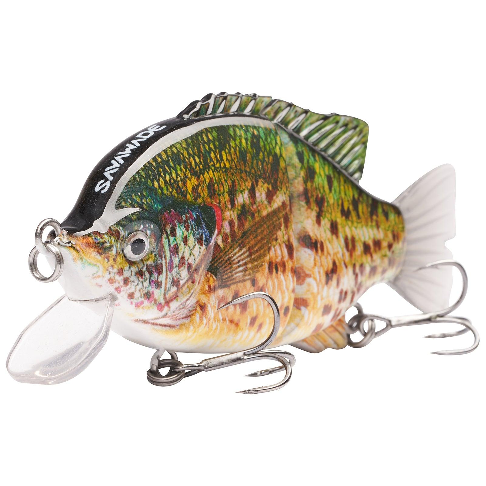 SAVAWADE Wake Baits Top Water Bass Fishing Floating Lure Bluegill Hard Swimbait Single-Jointed Waking Crankbait 4.1” 1-1/8 oz