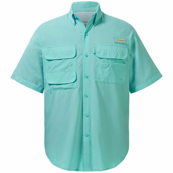 Men's UPF 50+ Short Sleeve Button Down - Bassdash