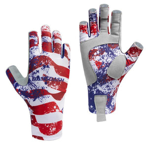 Men's Altimate UPF 50+ Sun Protection Fingerless Fishing Gloves - Bassdash