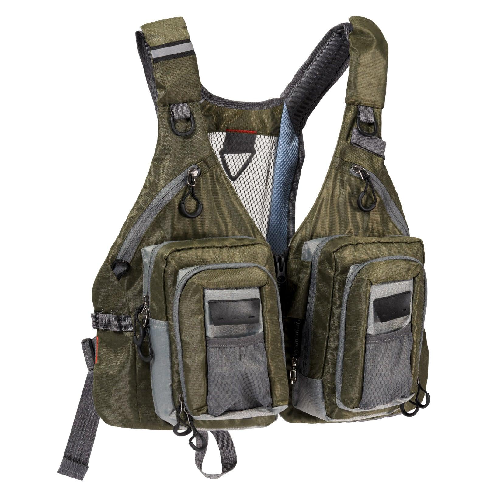 FV08 Ultra Lightweight Fly Fishing Vest for Men and Women Portable Chest  Pack On