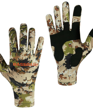 Men's Camo Hunting Gloves for Warm Weather HG01M - Bassdash