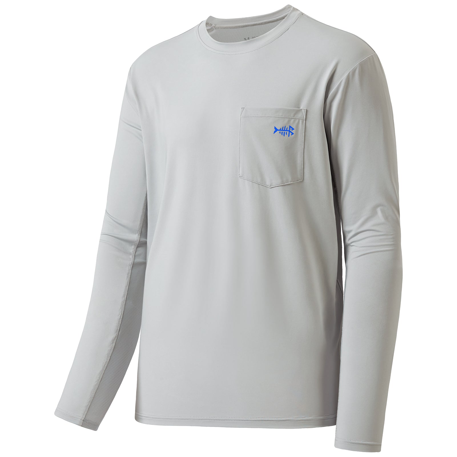 Men’s UPF 50+ Long Sleeve Fishing Shirt with Chest Pocket