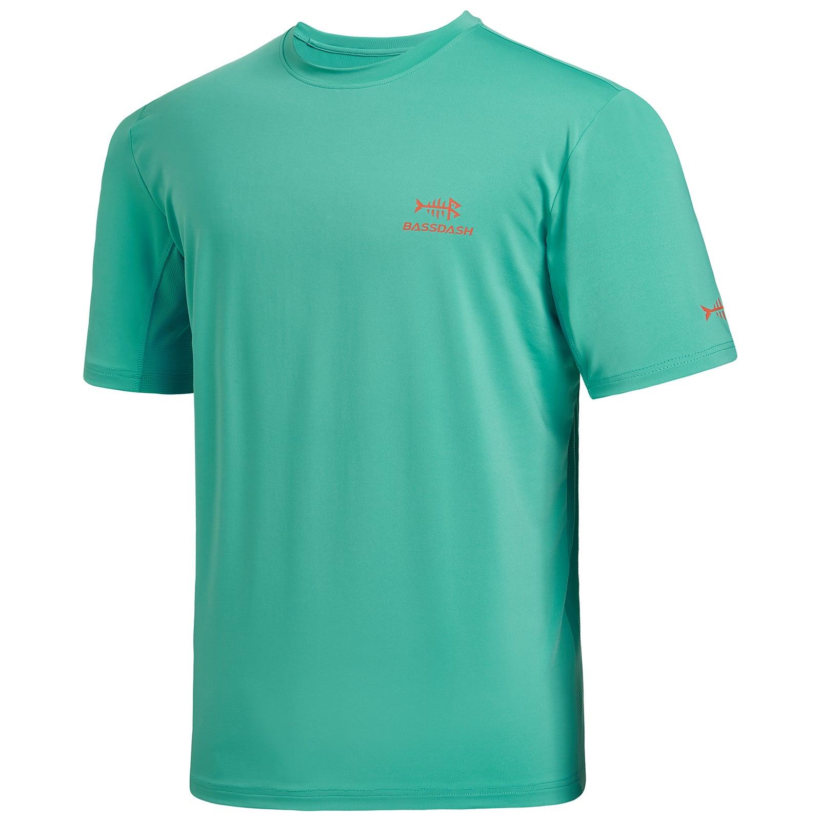 Fishing Accessories Bassdash Mens UPF 50+ Sun Protection Fishing Shirt  Short Sleeve UV T Shirt HKD230706 From Fadacai06, $15.98