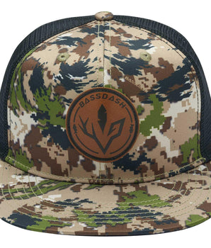 Unisex Flat Brim Trucker Cap - Highland2 - Bassdash