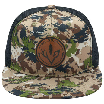 Unisex Flat Brim Trucker Cap - Highland2 - Bassdash