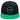 Unisex Flat Brim Trucker Cap - Green and Black3 - Bassdash