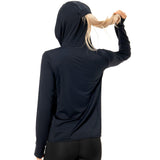 Lightbare Women's UPF 50+ Sun Protection Full Zip Hoodie Jacket