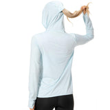 Lightbare Women's UPF 50+ Sun Protection Full Zip Hoodie Jacket