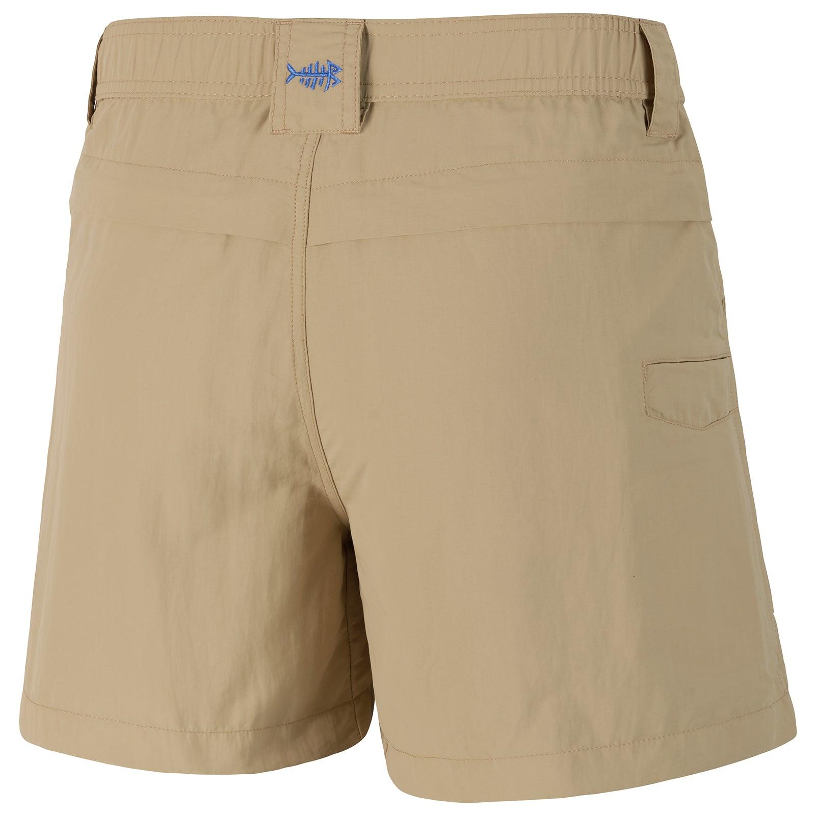 Bassdash Youth 5in UPF 50+ Quick Dry Fishing Shorts FP03Y, Seafoam / X-Small