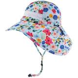 Youth UPF 50+ Sun Hat with Wide Brim Neck Flap Mesh Vent