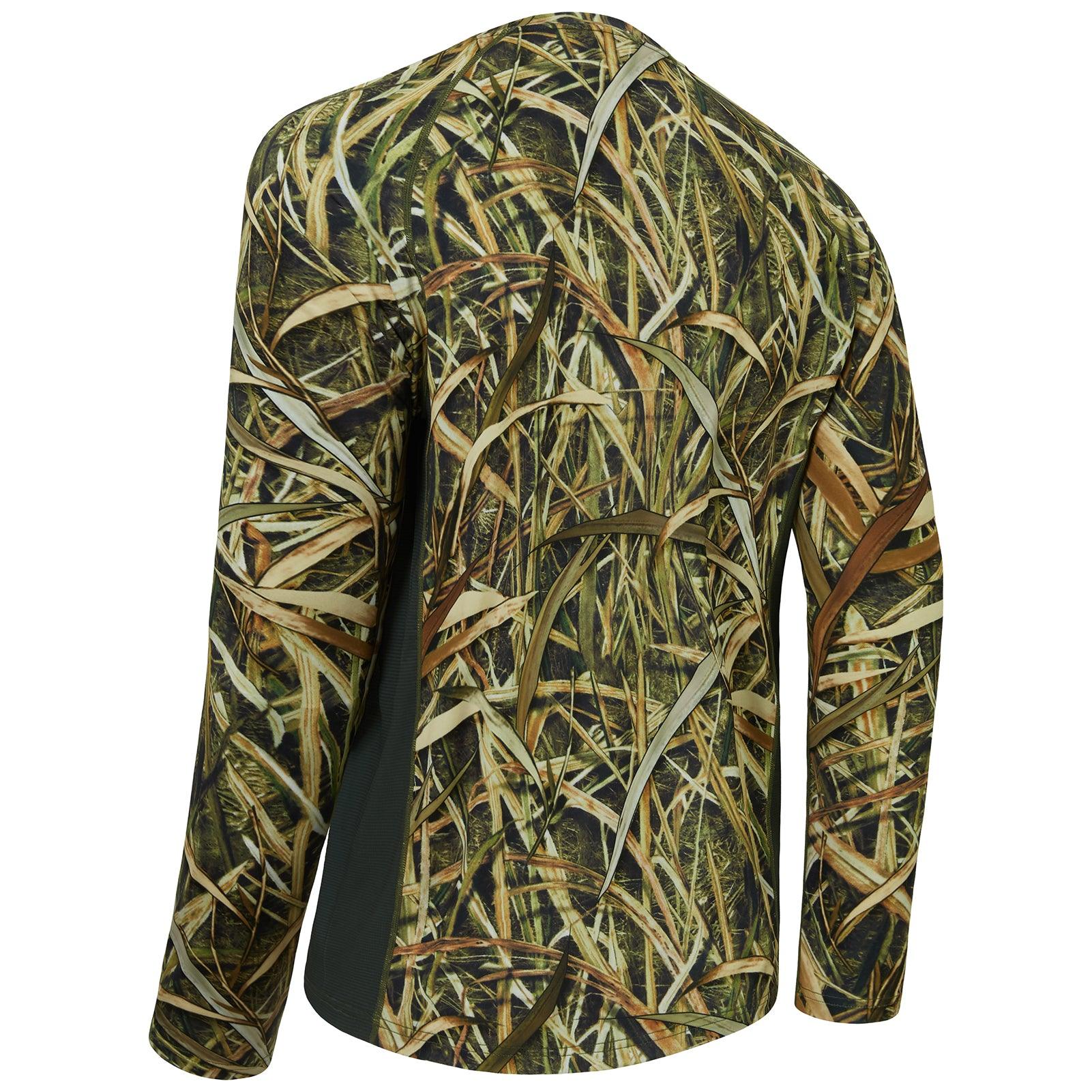 Men's UPF 50+ Camo Long Sleeve Hunting Shirt FS13M - Bassdash