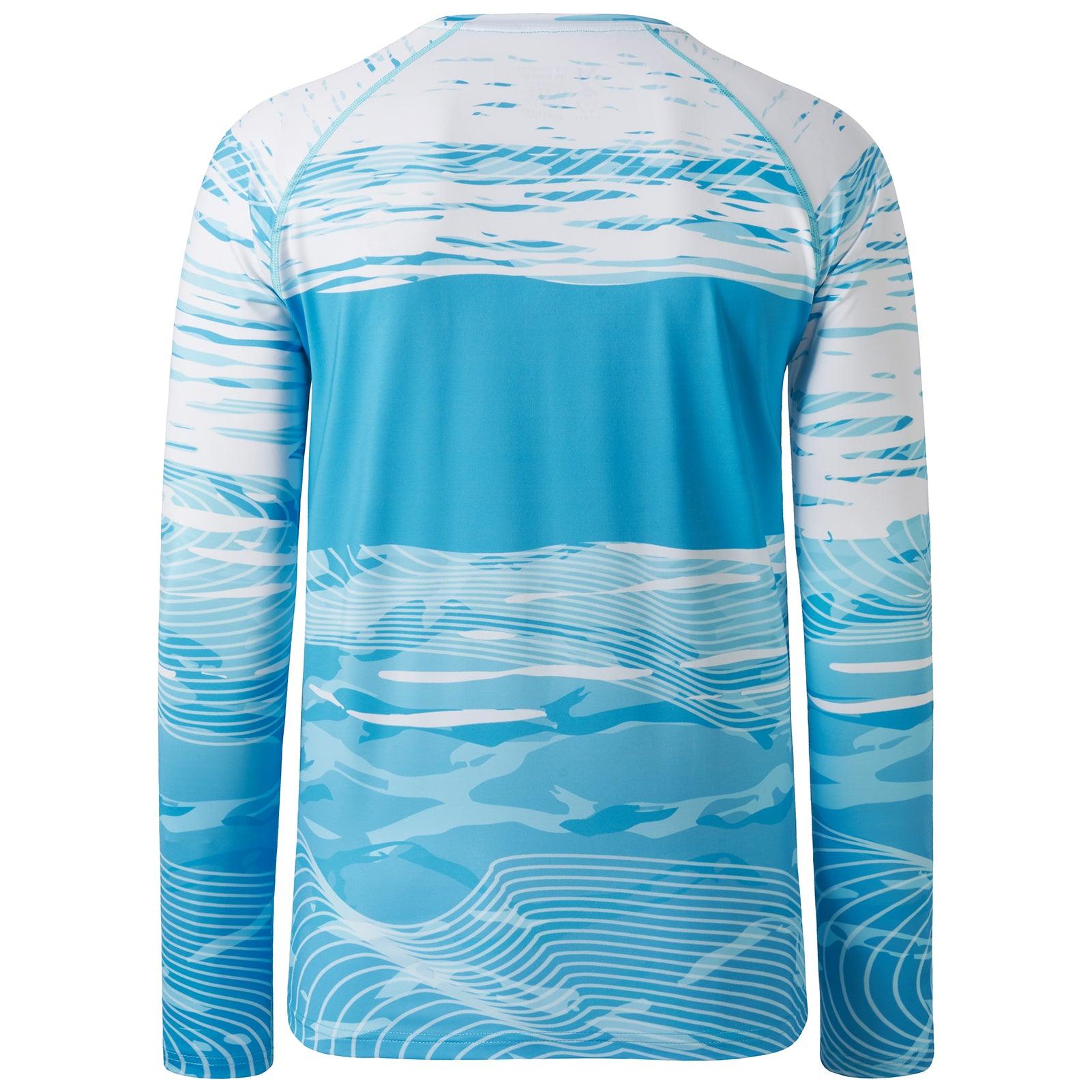 Men's UPF 50+ Segment Print Fishing Shirt FS12M - Bassdash