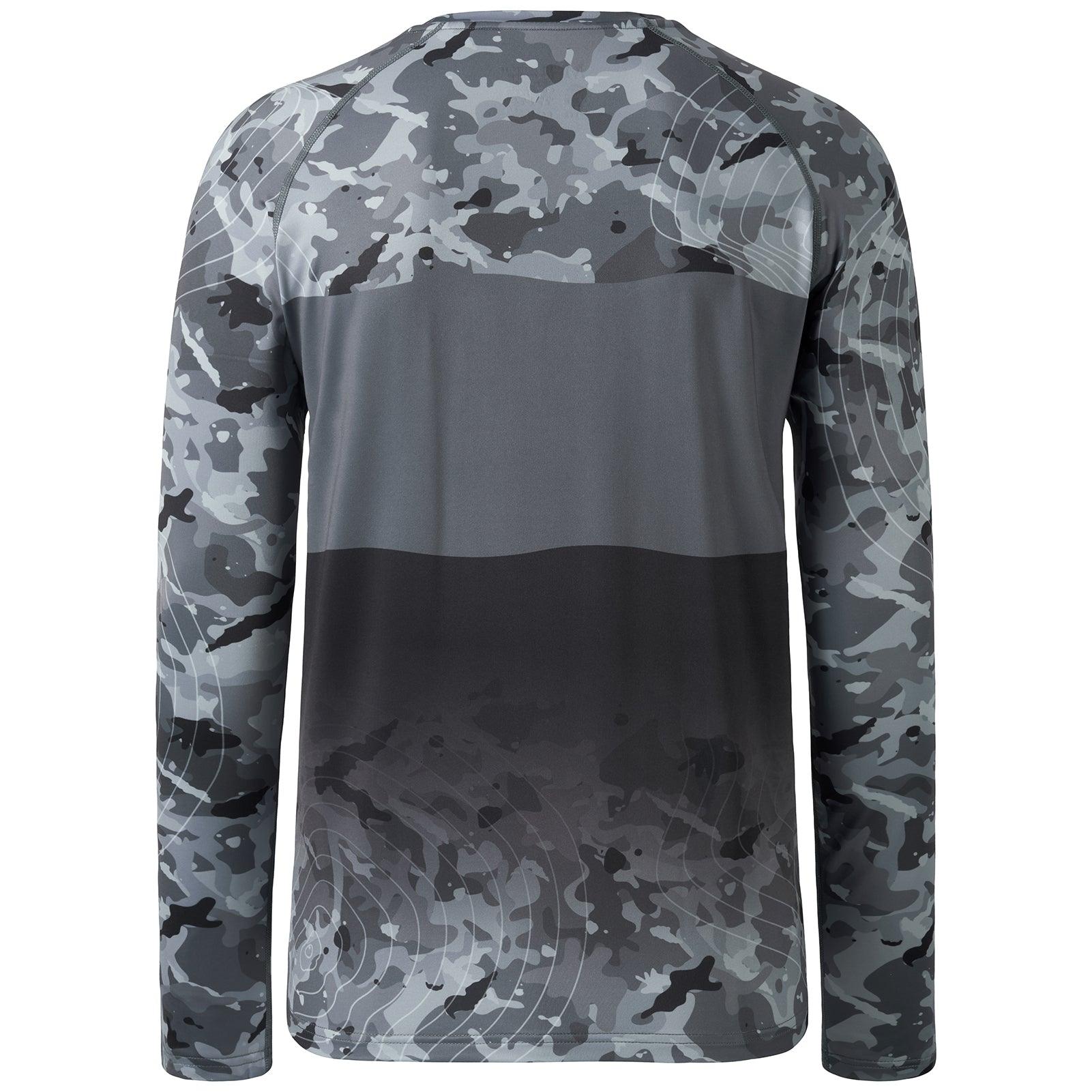 BASSDASH Men's UPF 50+ Camo Fishing Shirt Quick  