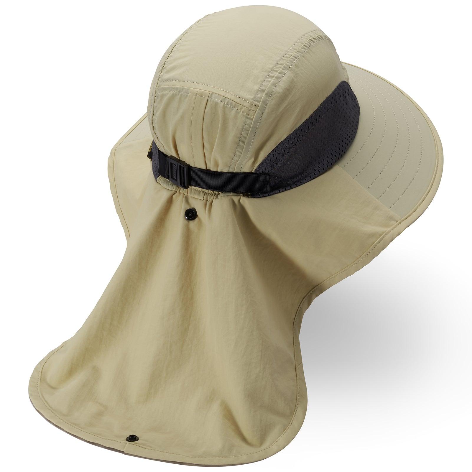 Unisex UPF 50+ Water Resistant Sun Hat with Neck Flap FH06