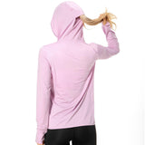 Lightbare Women's UPF 50+ Sun Protection Full Zip Hoodie Jacket