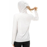 Lightbare Women's UPF 50+ Sun Protection Full Zip Hoodie Jacket