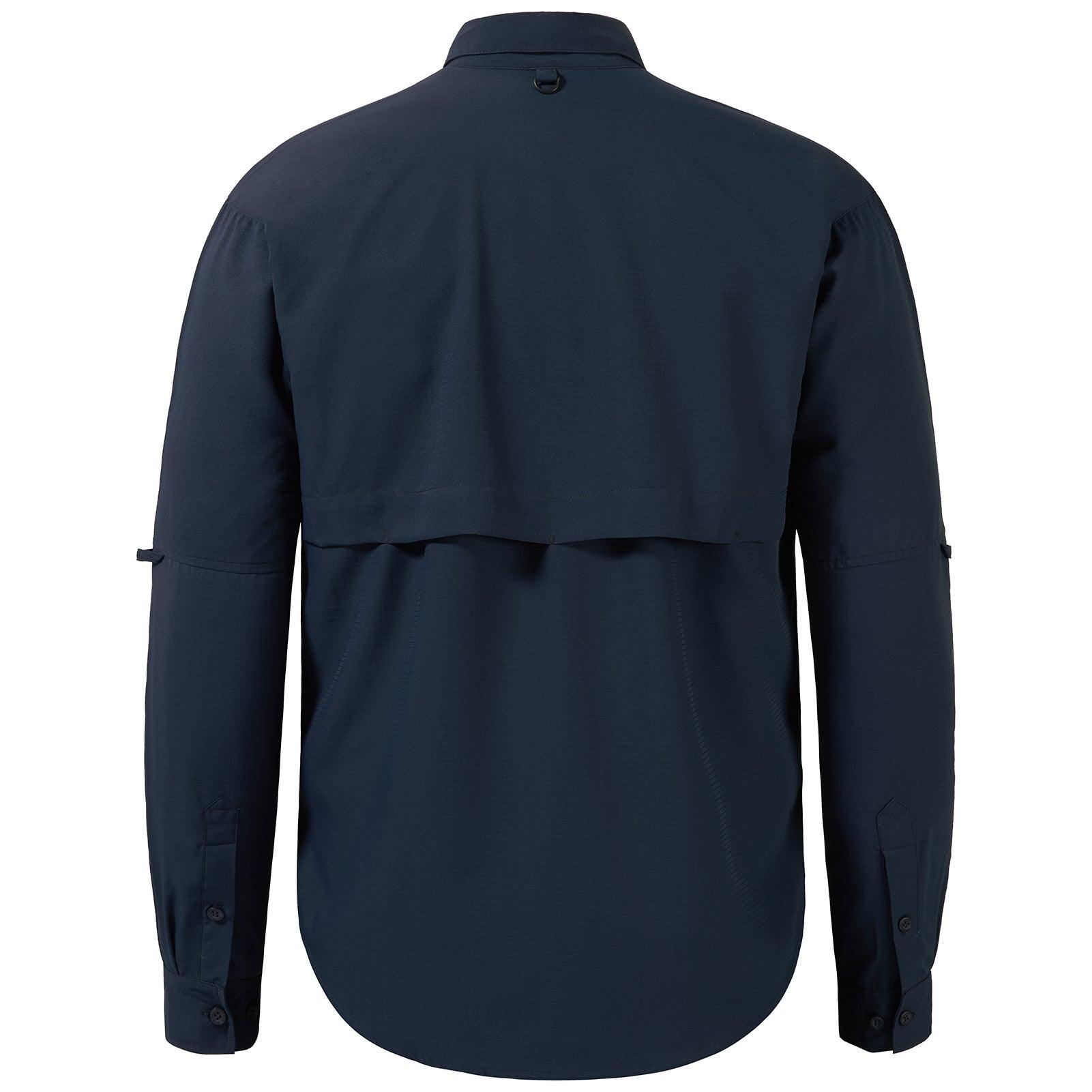 Men's UPF 50+ Long Sleeve Fishing Button Down Shirt FS21M - Bassdash