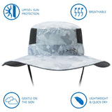 Unisex UPF 50+ Wide Brim Bucket Hat with Detachable Neck Flap FH02