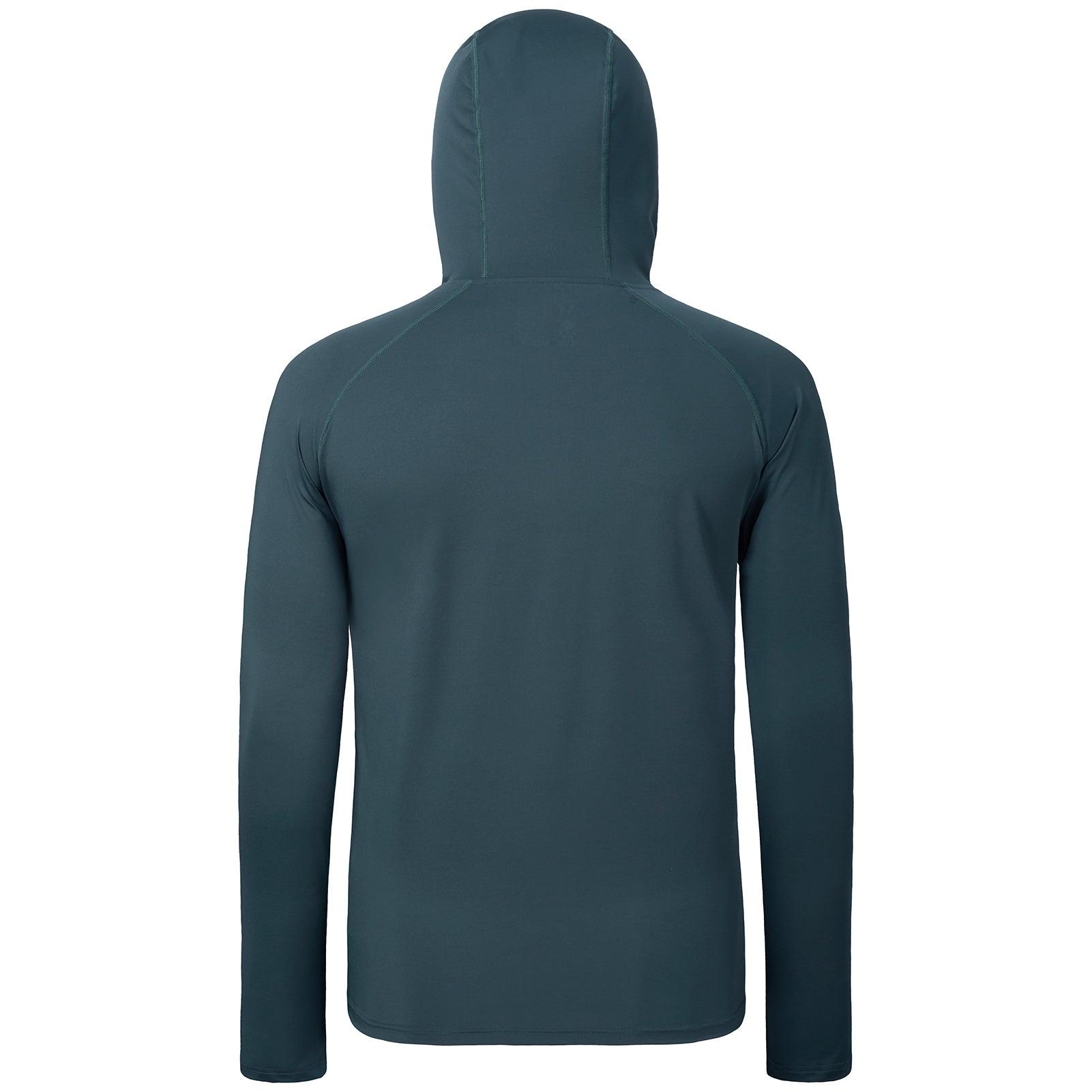 UPF men's Hooded Fishing Shirt with Zip | Bassdash Fishing