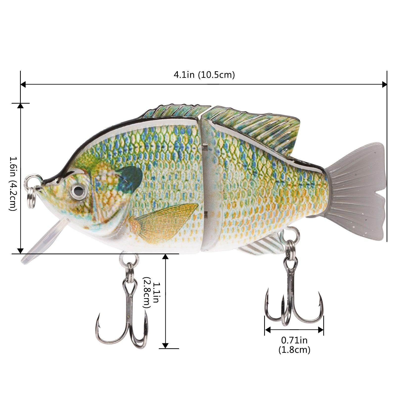 SAVAWADE Wake Baits Bluegill Swimbait 4.1in 1-1/8 oz