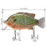 SAVAWADE Wake Baits Bluegill Swimbait 4.1in 1-1/8 oz