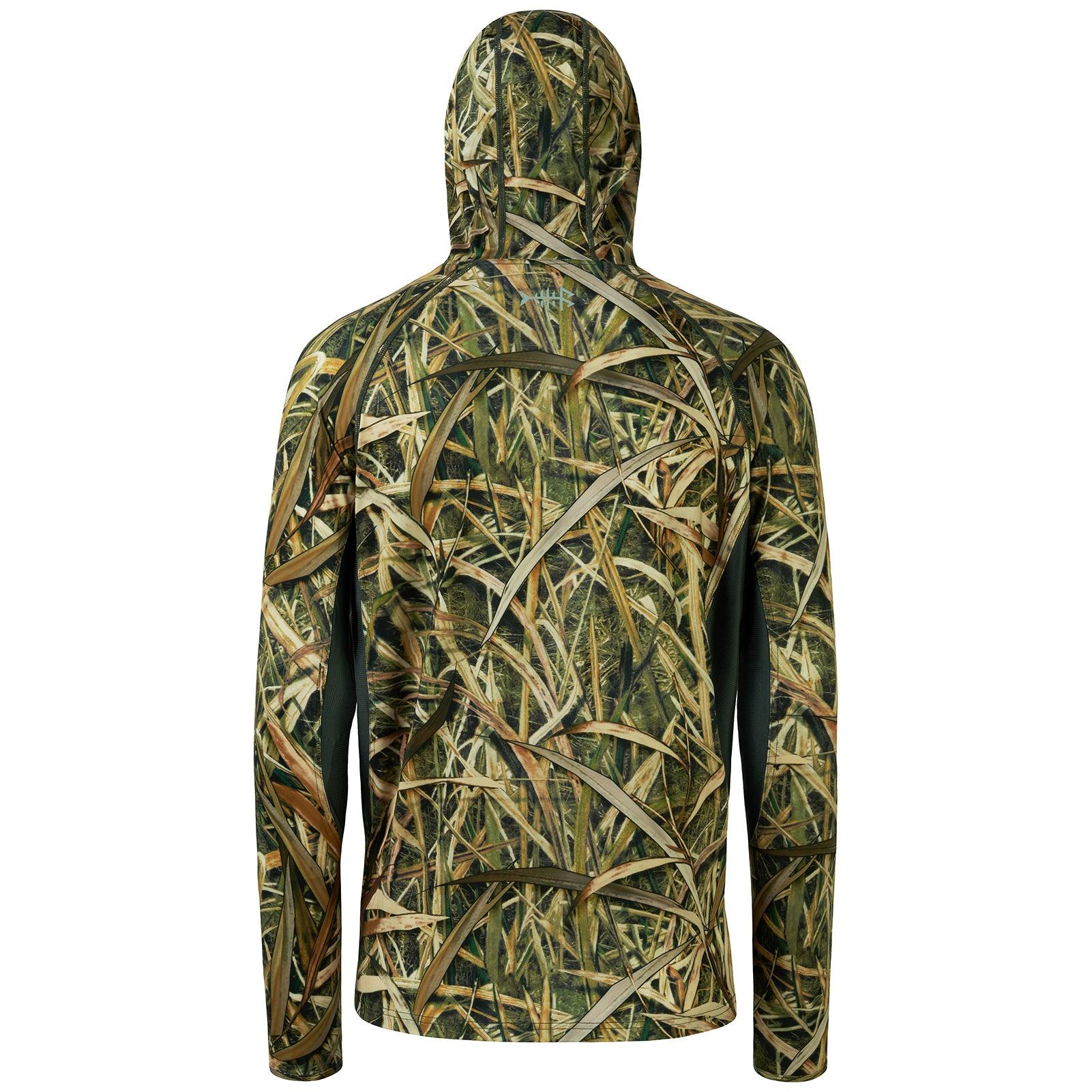 Men's Hunting Hoodies UPF 50 Long Sleeve with Mask | Bassdash Hunting Open Terrain / Small