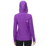 Women’s UPF 50+ Long Sleeve Hoodie Half Zip Shirt