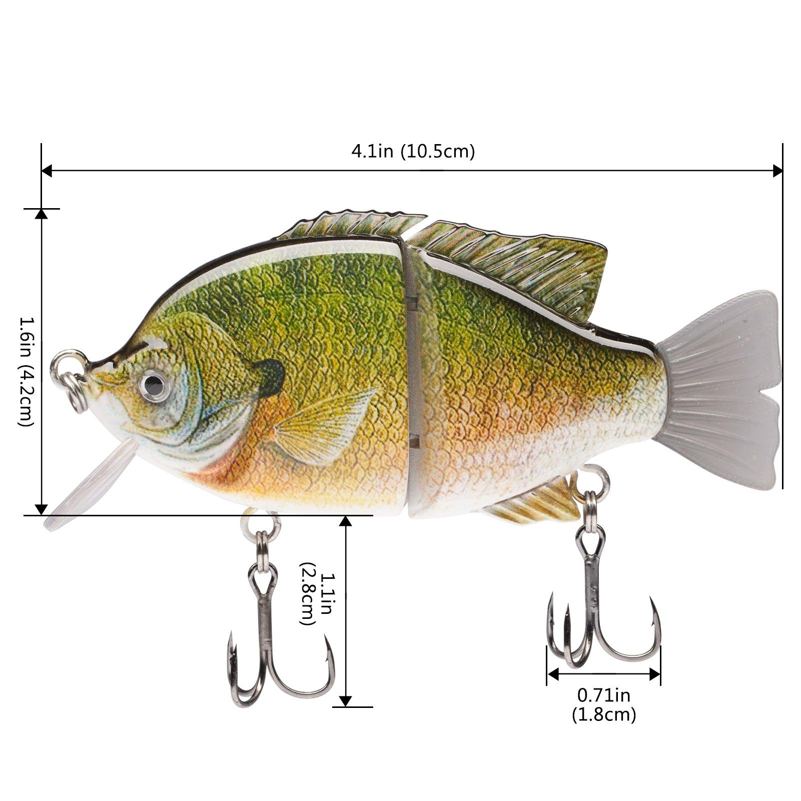 SAVAWADE Wake Baits Bluegill Swimbait 4.1in 1-1/8 oz