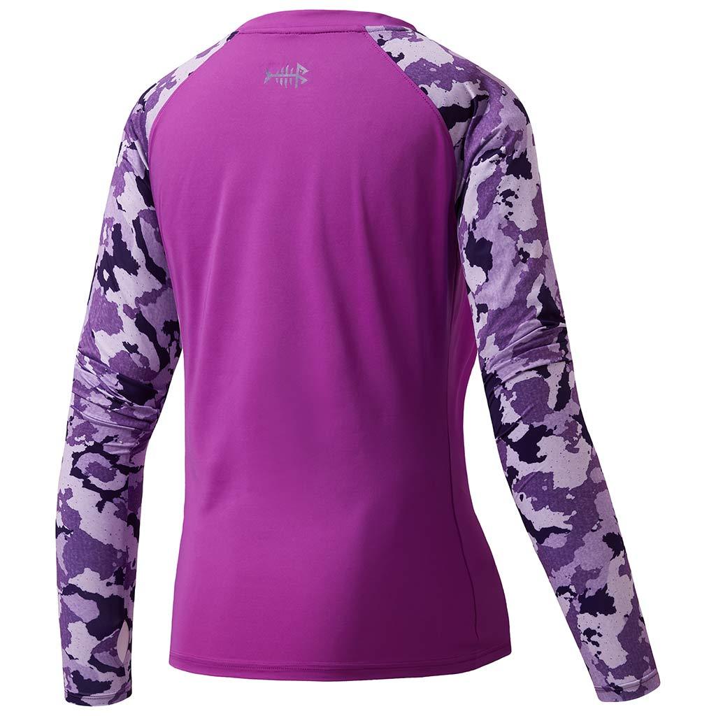 Women's Long Sleeve Fishing Shirts | Bassdash Fishing White/Light Grey Camo / L