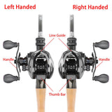 Bassdash Spiritfox Low Profile Baitcasting Fishing Reel Ultra Lightweight for Finesse Lures and Weightless Plastics