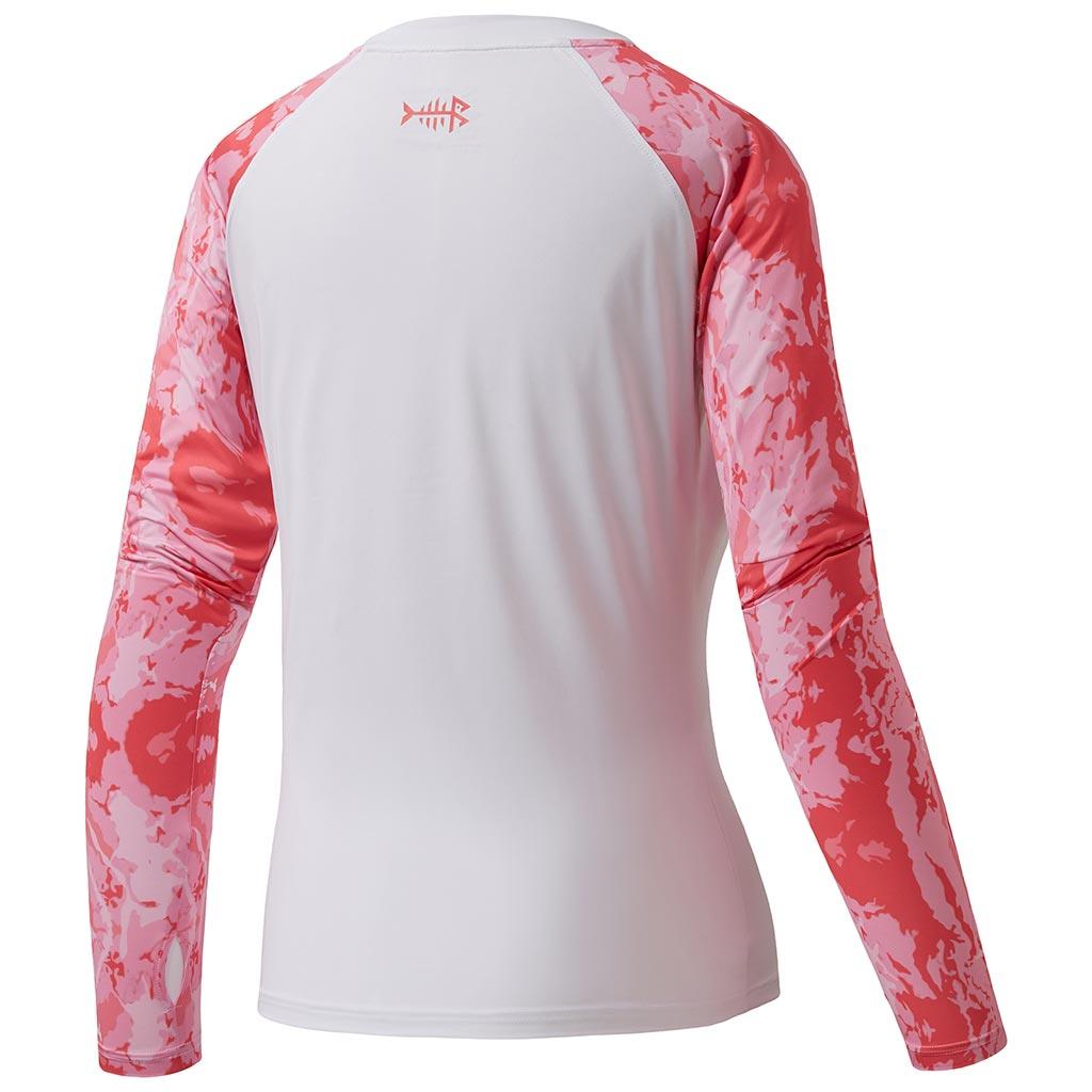 Women's Long Sleeve Fishing Shirts | Bassdash Fishing White/Light Grey Camo / L