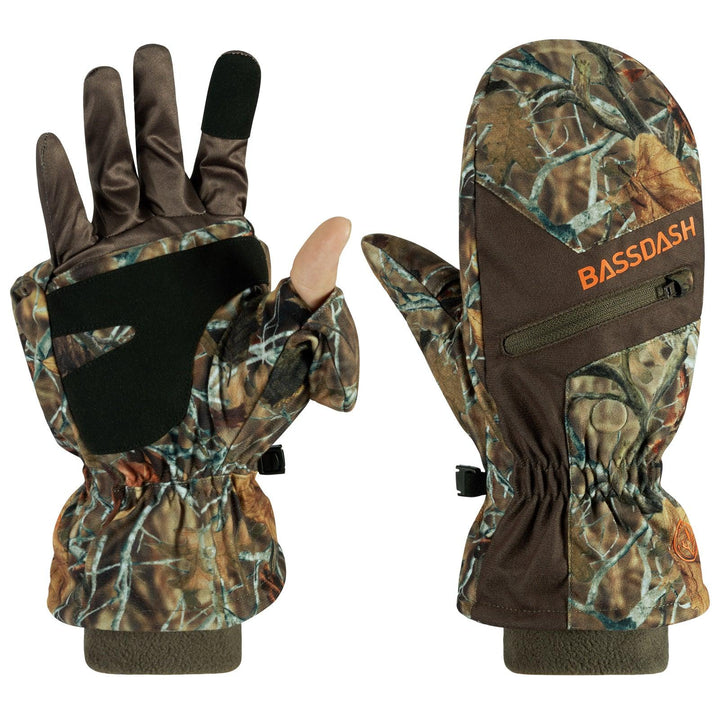 Men’s Insulated Mittens Winter Hunting Gloves HG04M - Bassdash
#color_autumn-forest