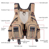 Bassdash Multi Pocket Fishing Vest FV12