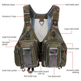 Bassdash Multi Pocket Fishing Vest FV12