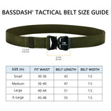 Men’s Tactical Belt with Quick Release Buckle