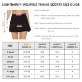 Women's UPF 50+ Tennis Skirts with Shorts LB09W