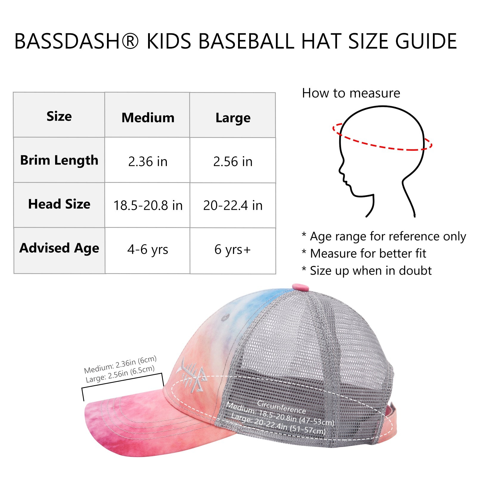 Youth&Kids Baseball Sun Hat FH08Y