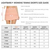 Women's UPF 50+ Tennis Skirts with Shorts LB09W