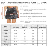 Women's UPF 50+ Tennis Skirts with Shorts LB09W