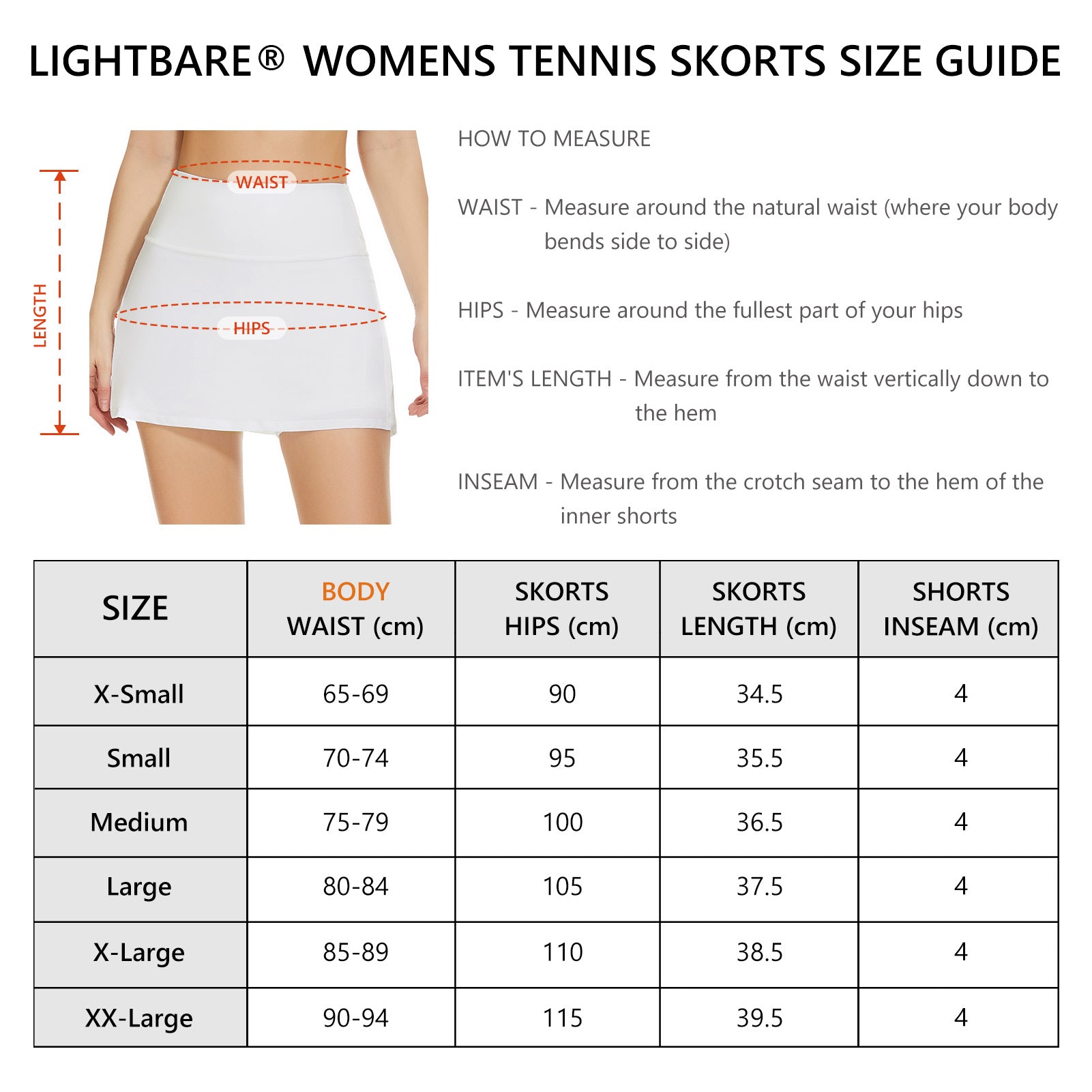 Women's UPF 50+ Tennis Skirts with Shorts LB09W