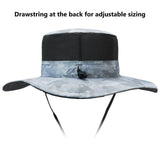 Unisex UPF 50+ Wide Brim Bucket Hat with Detachable Neck Flap FH02