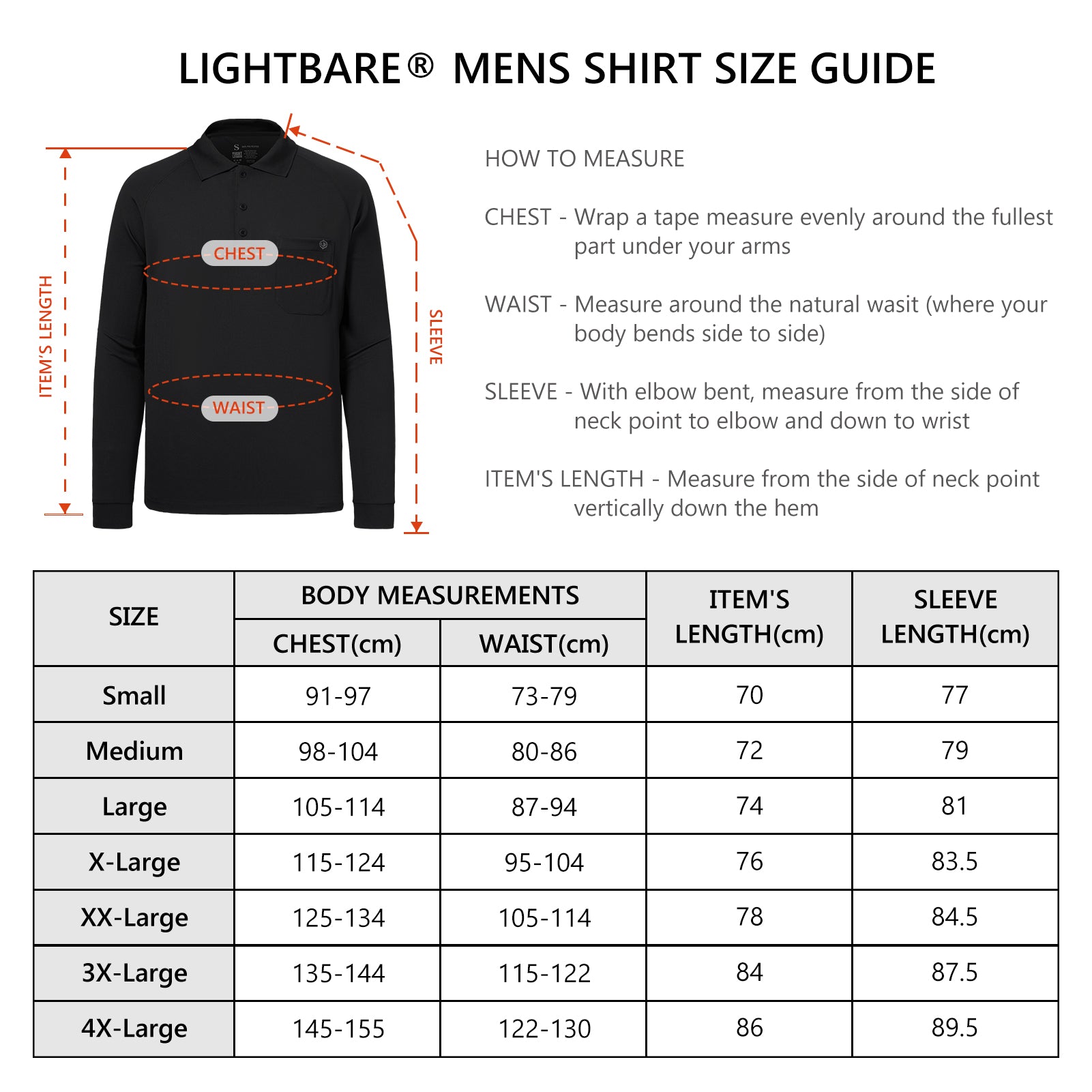 Lightbare Men's Performance Polo Shirt