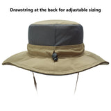 Unisex UPF 50+ Wide Brim Bucket Hat with Detachable Neck Flap FH02