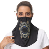 UPF 50+ Bandana with Adjustable Earloops Sun Protection Neck Gaiter