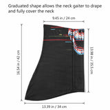 UPF 50+ Neck Gaiter with Breathable Holes