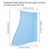 UPF 50+ Neck Gaiter with Breathable Holes