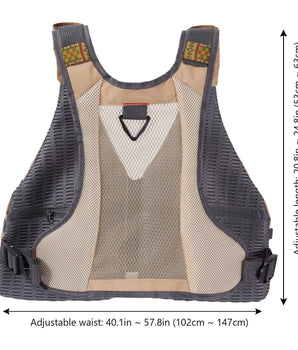 Bassdash Multi Pocket Fishing Vest FV12 - Bassdash