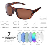 Unisex V03 Polarized Fishing Sunglasses UV400